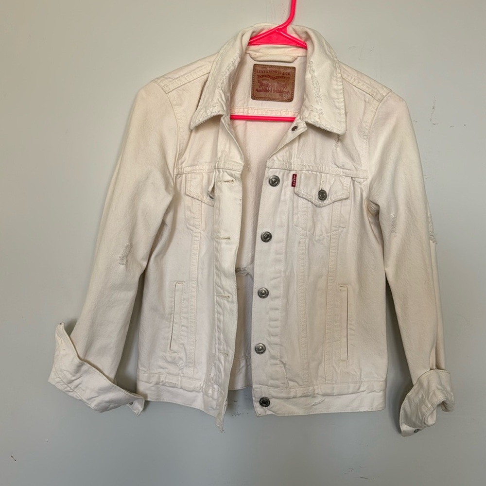 Distressed Levi’s Jean Jacket